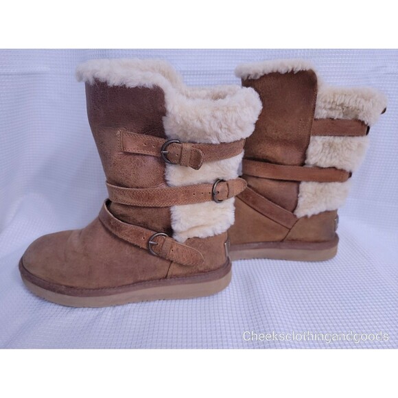 UGG Australia Becket Chestnut Boots Women's size 7 - Picture 4 of 10